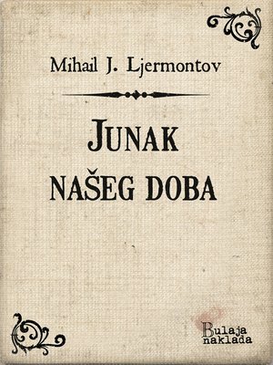 cover image of Junak našeg doba